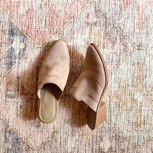 Joie Suede Leather Mules